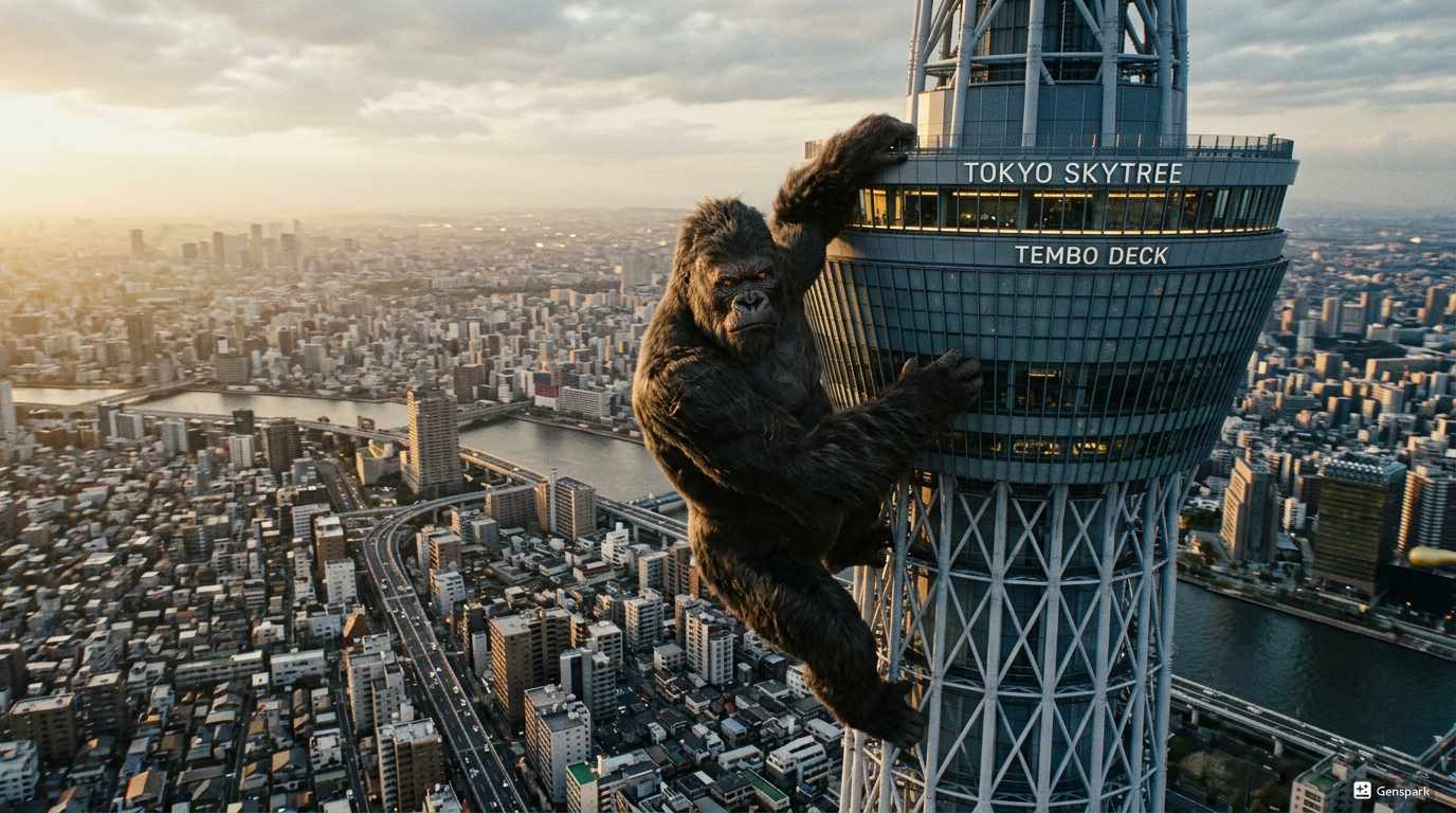 Kong at Tokyo Skytree