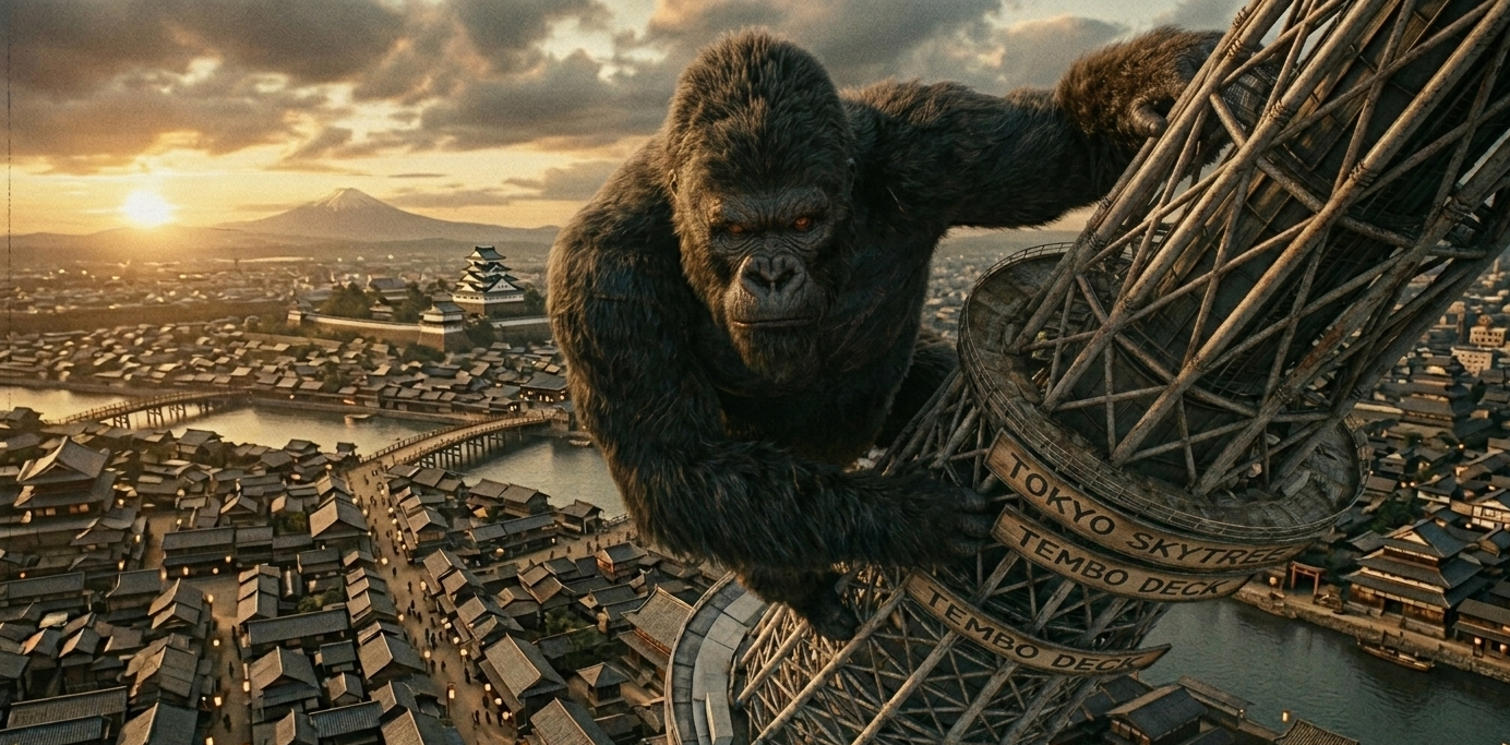 Kong at Tokyo Skytree
